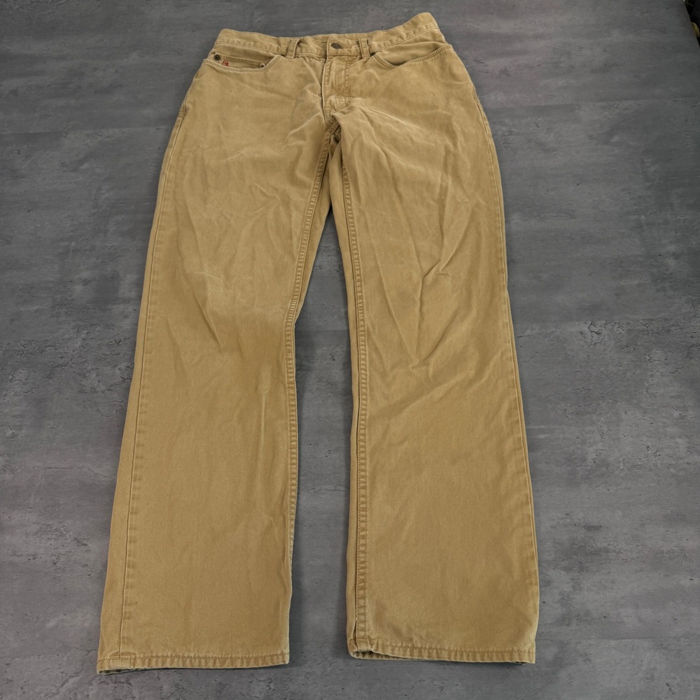 Polo Ralph Lauren Pants Mens 30 Tan Khaki Straight Leg Cotton Twill Casual RL